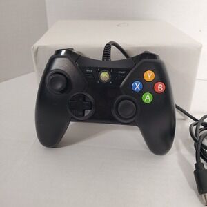 PowerA Microsoft‎ For XBOX 360 Black Wired Controller Model 1414135-02 Tested
